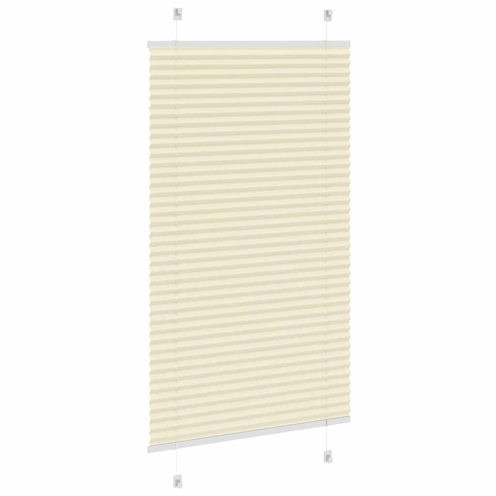 plisségardin krem 70x150 cm Stoff Bredde 69,4 cm Polyester