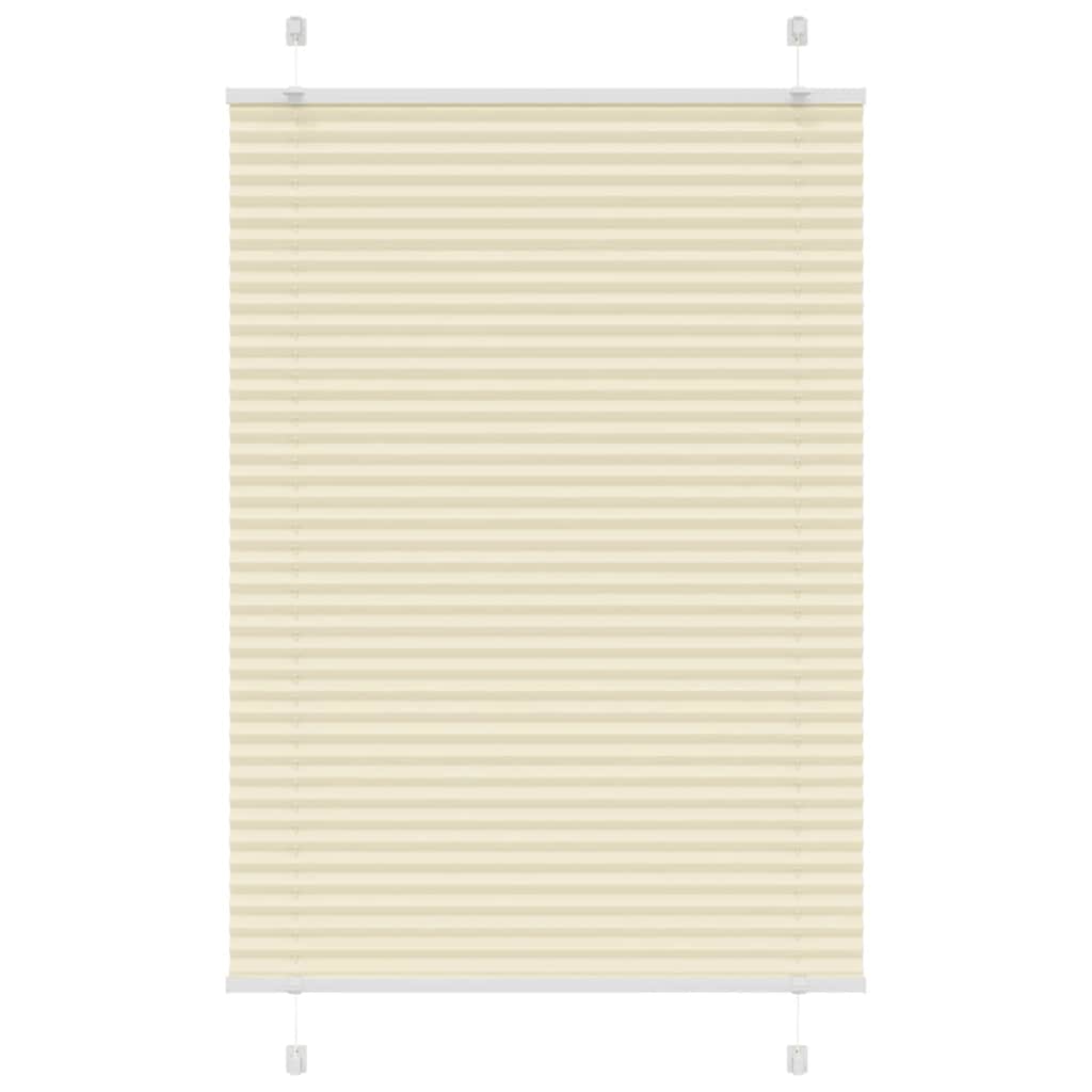 plisségardin krem 85x150 cm Stoff Bredde 84,4 cm Polyester