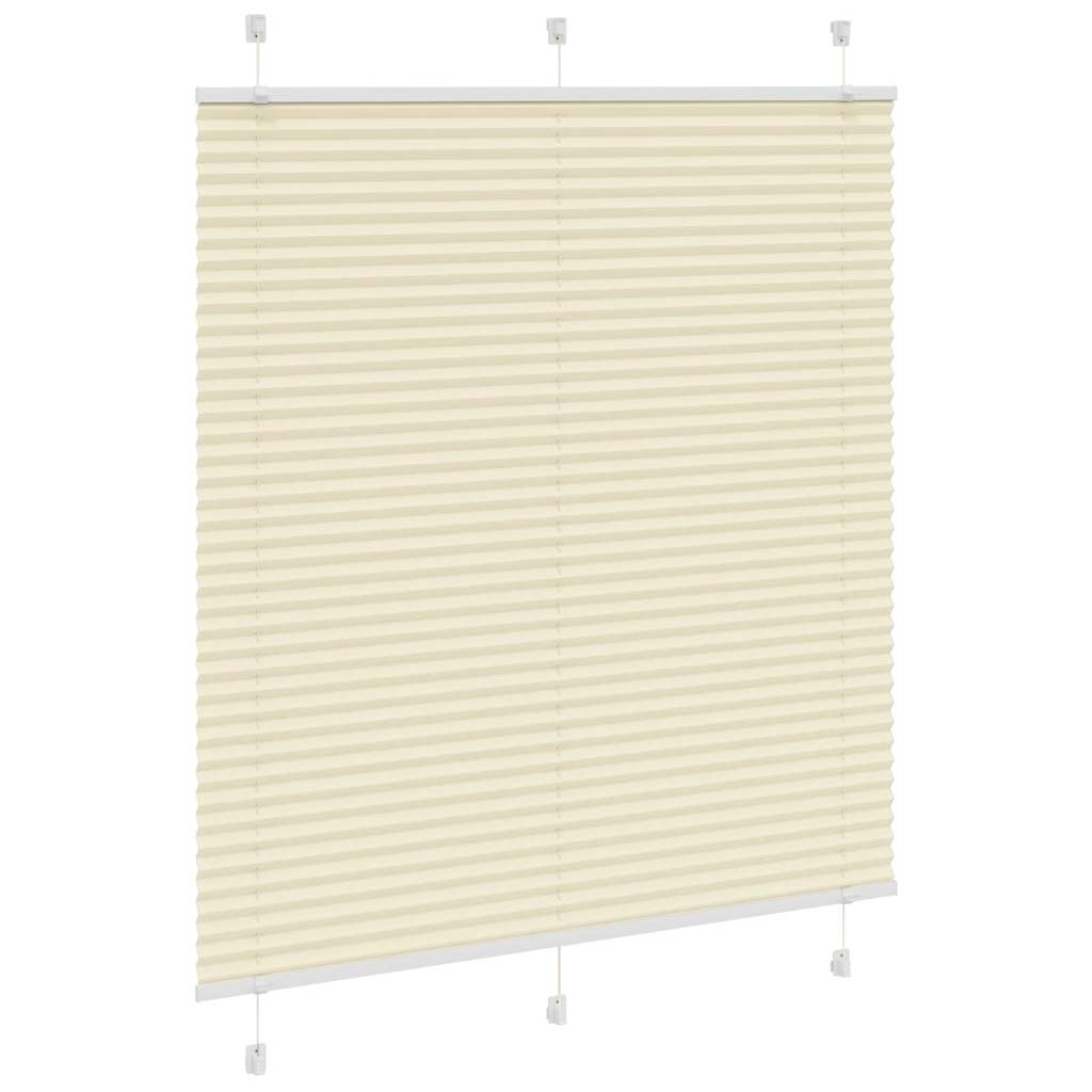 Plisségardin krem 115x150 cm Stoffbredde 114,4 cm Polyester