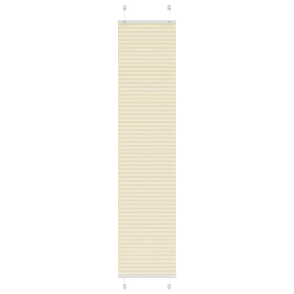 plisségardin krem 40x200 cm Stoff Bredde 39,4 cm Polyester