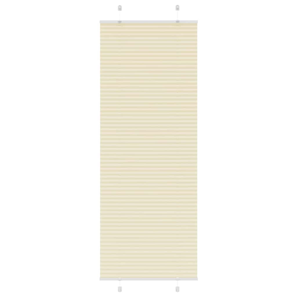 plisségardin krem 80x200 cm Stoff Bredde 79,4 cm Polyester