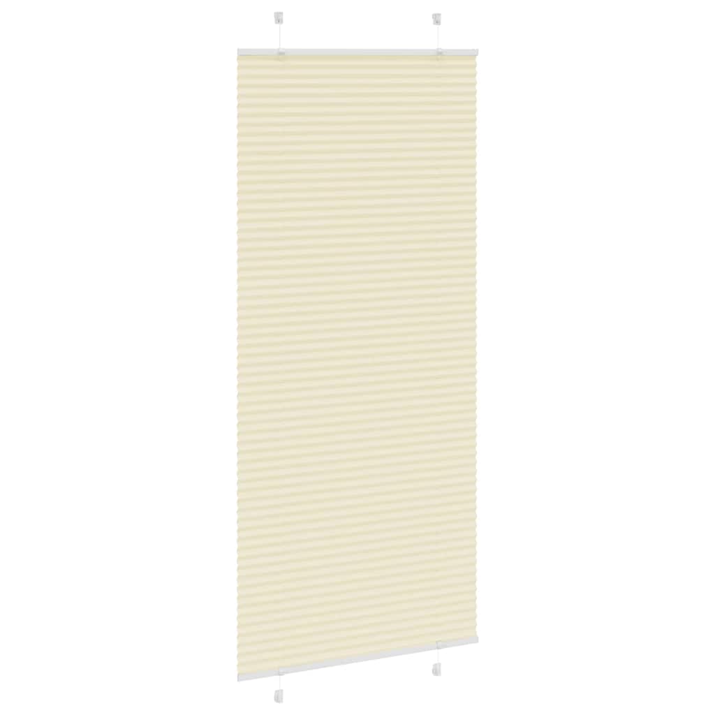 plisségardin krem 100x200 cm Stoff Bredde 99,4 cm Polyester