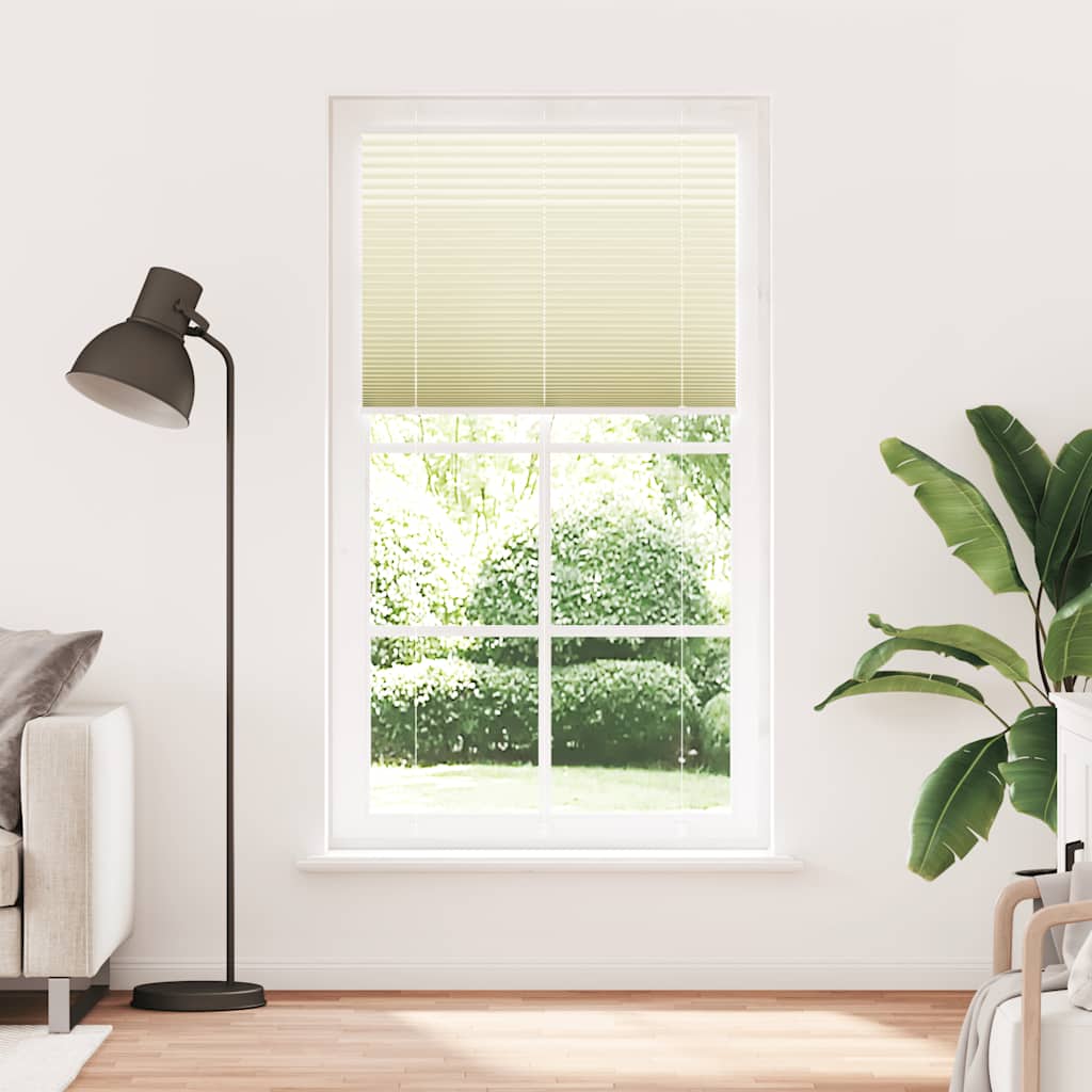 Plisségardin krem 105x200 cm Stoffbredde 104,4 cm Polyester