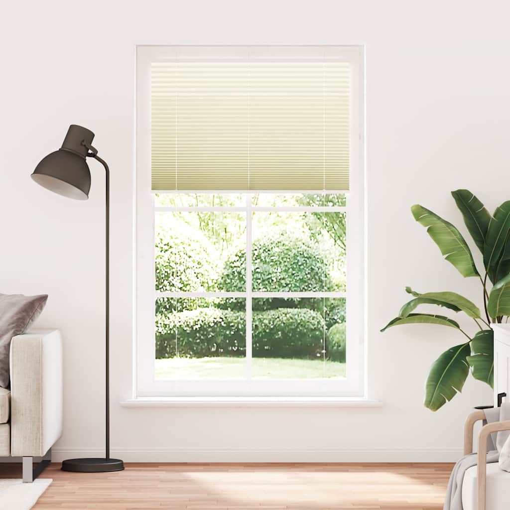 Plisségardin krem 120x200 cm Stoffbredde 119,4 cm Polyester