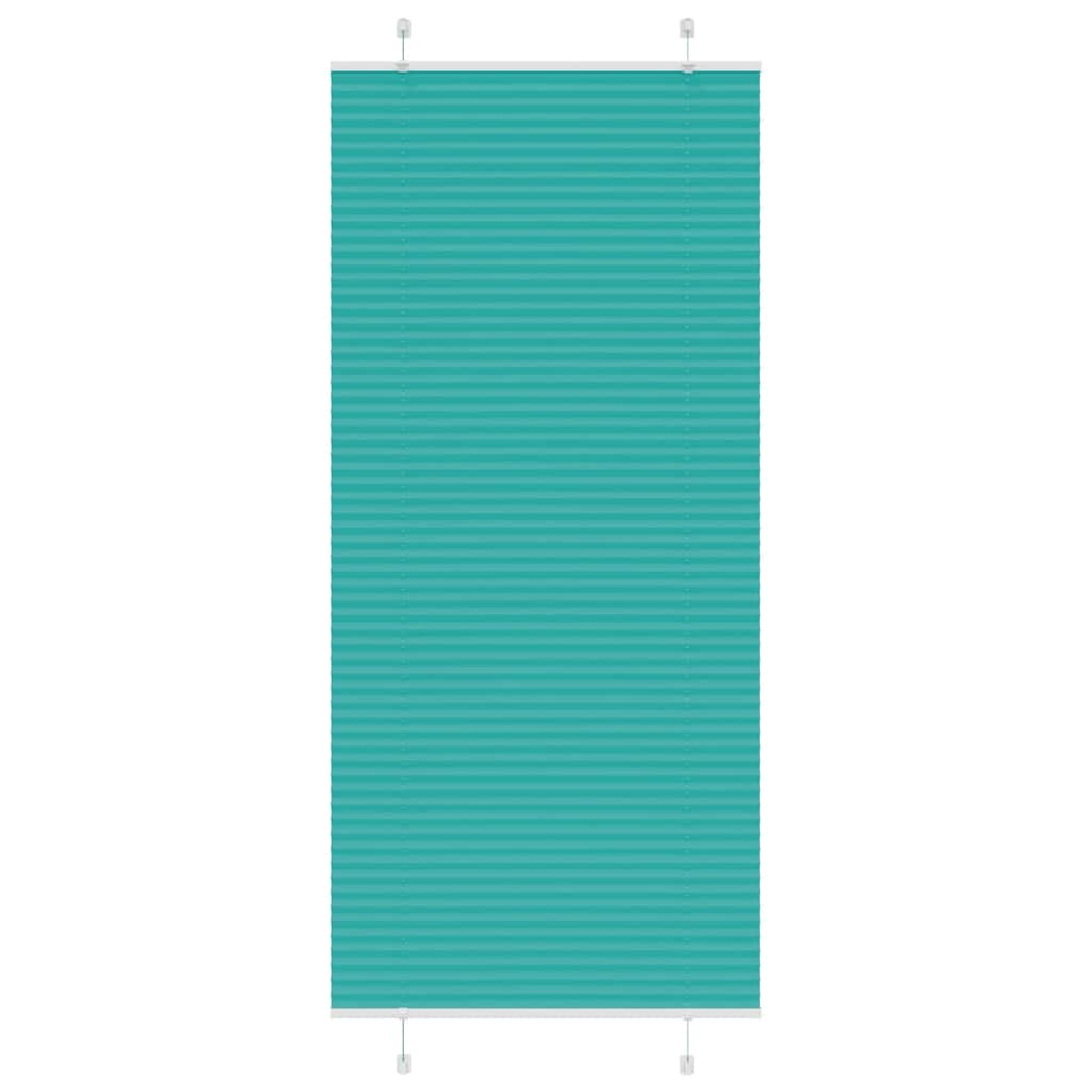 plisségardin Bensin Grønn 95x200 cm Stoff Bredde 94,4 cm