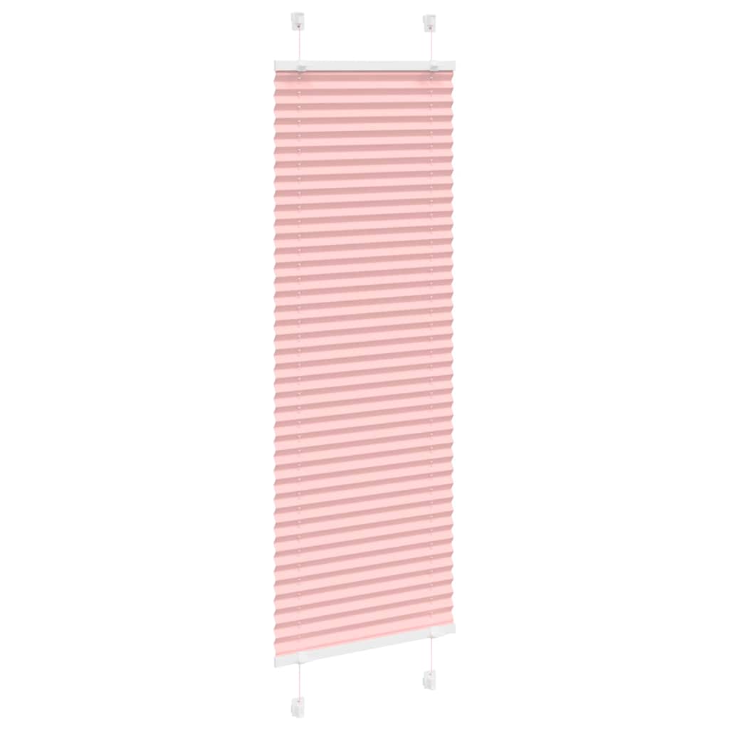 plisségardin Rosa 50x100 cm Stoff Bredde 49,4 cm Polyester