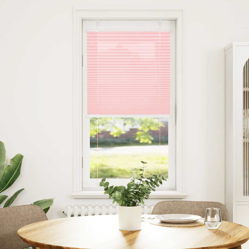 plisségardin Rosa 60x100 cm Stoff Bredde 59,4 cm Polyester