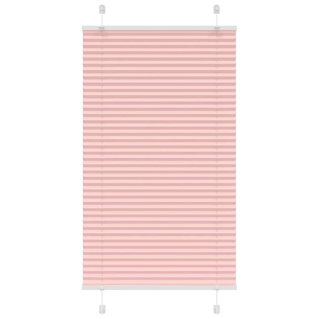 plisségardin Rosa 75x100 cm Stoff Bredde 74,4 cm Polyester