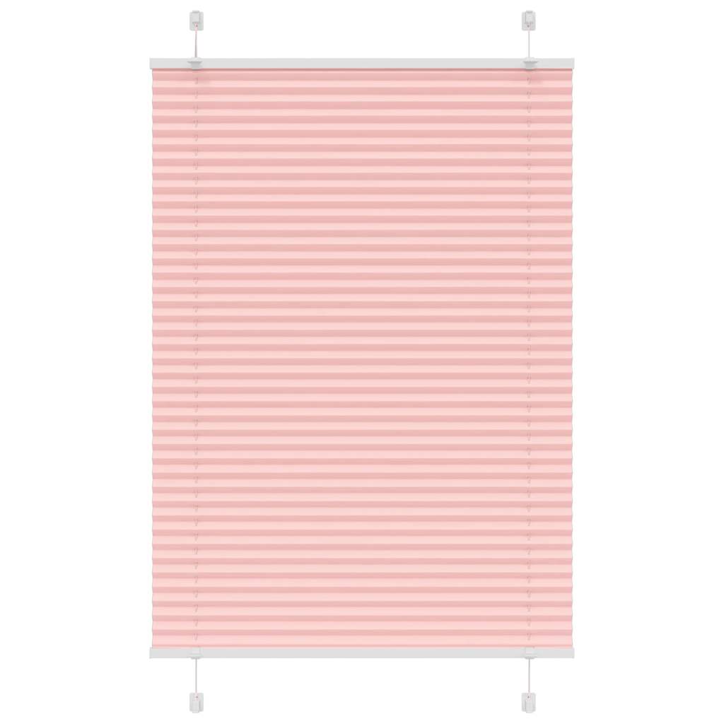 plisségardin Rosa 90x100 cm Stoff Bredde 89,4 cm Polyester