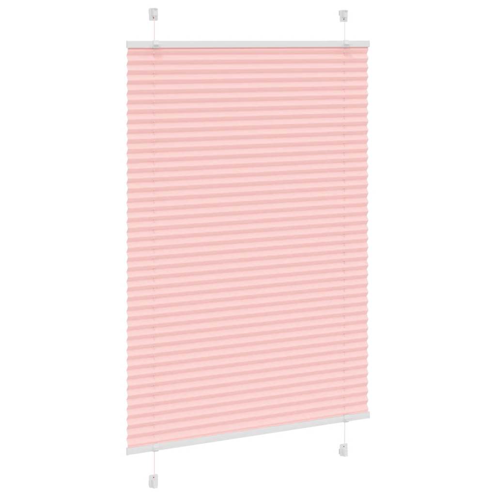 plisségardin Rosa 90x100 cm Stoff Bredde 89,4 cm Polyester