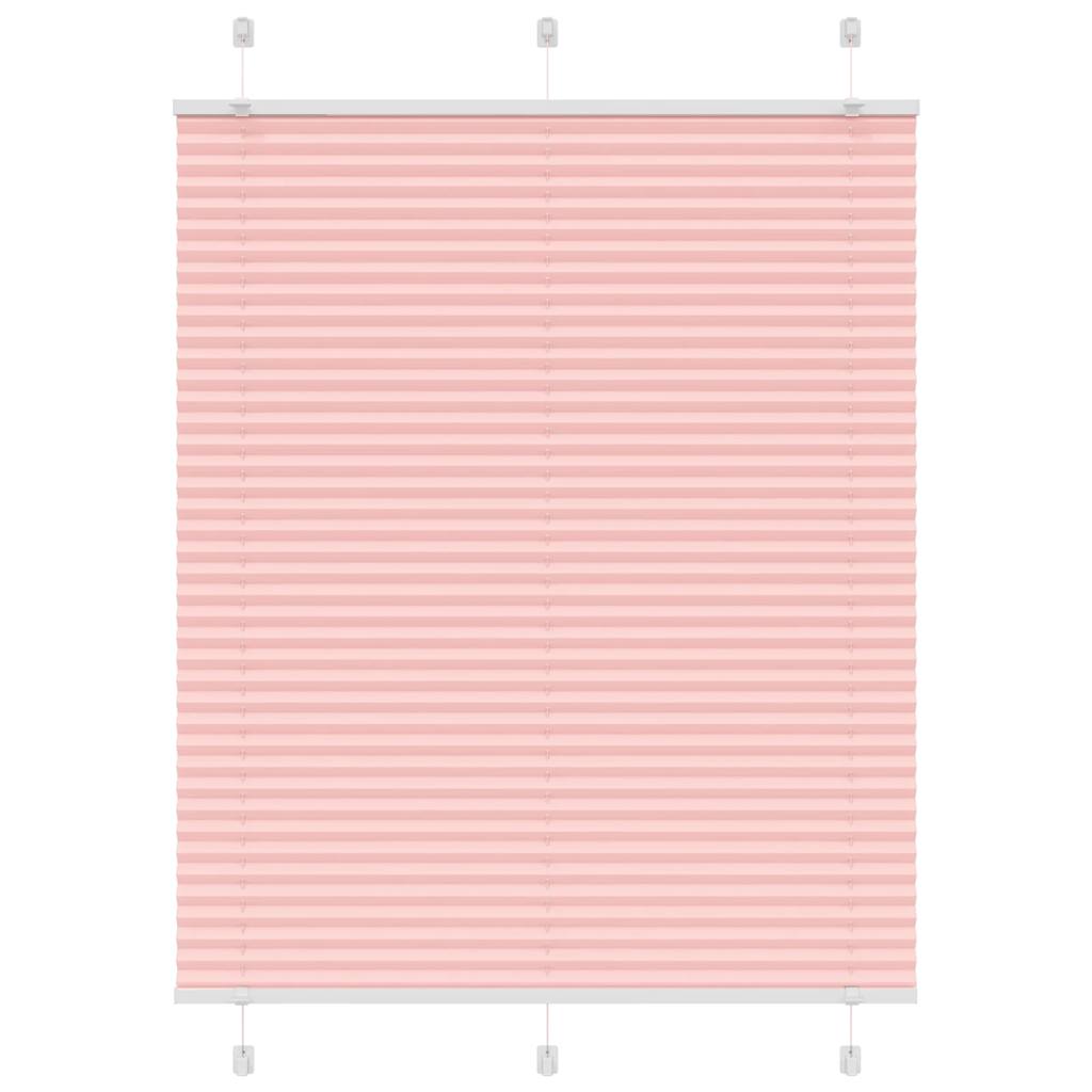 plisségardin Rosa 105x100 cm Stoff Bredde 104,4 cm Polyester