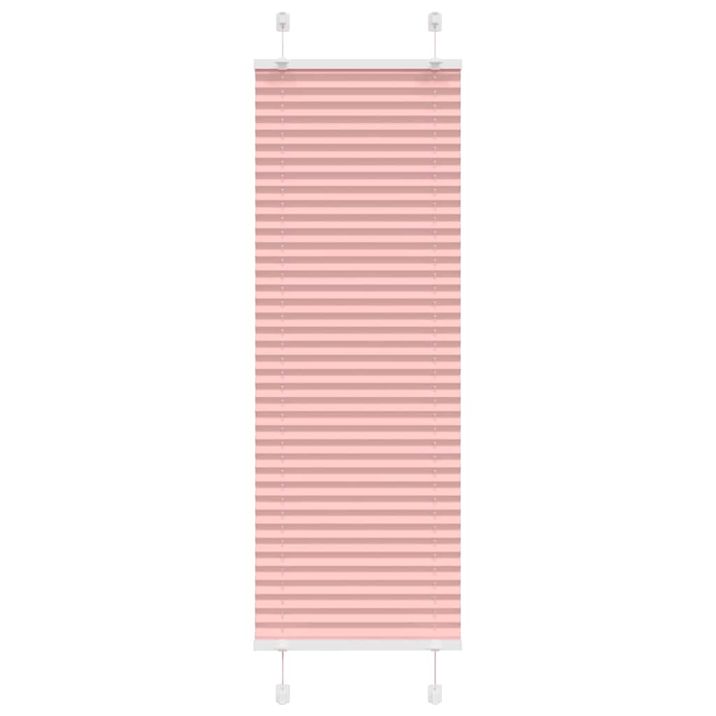 plisségardin Rosa 45x150 cm Stoff Bredde 44,4 cm Polyester