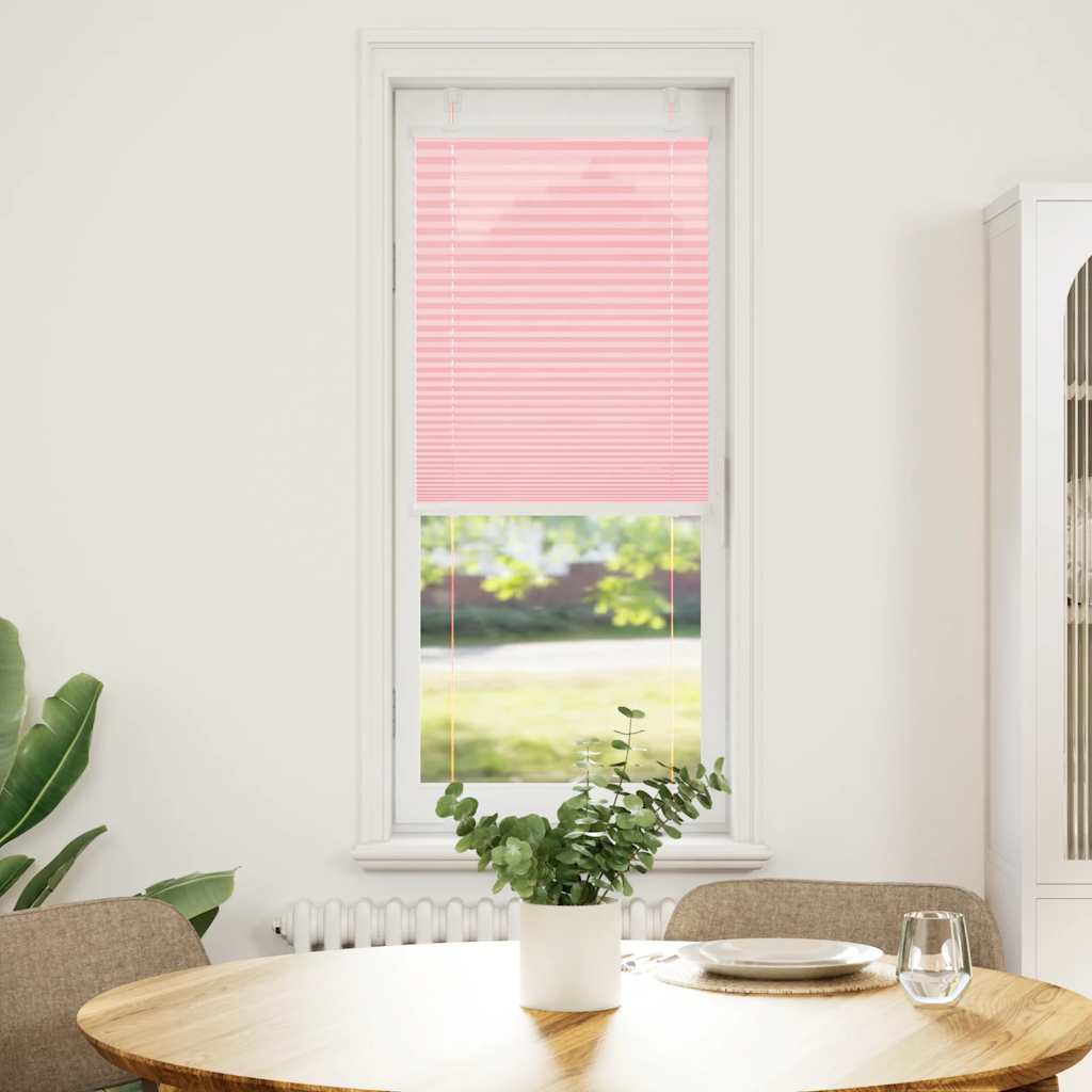 plisségardin Rosa 45x150 cm Stoff Bredde 44,4 cm Polyester