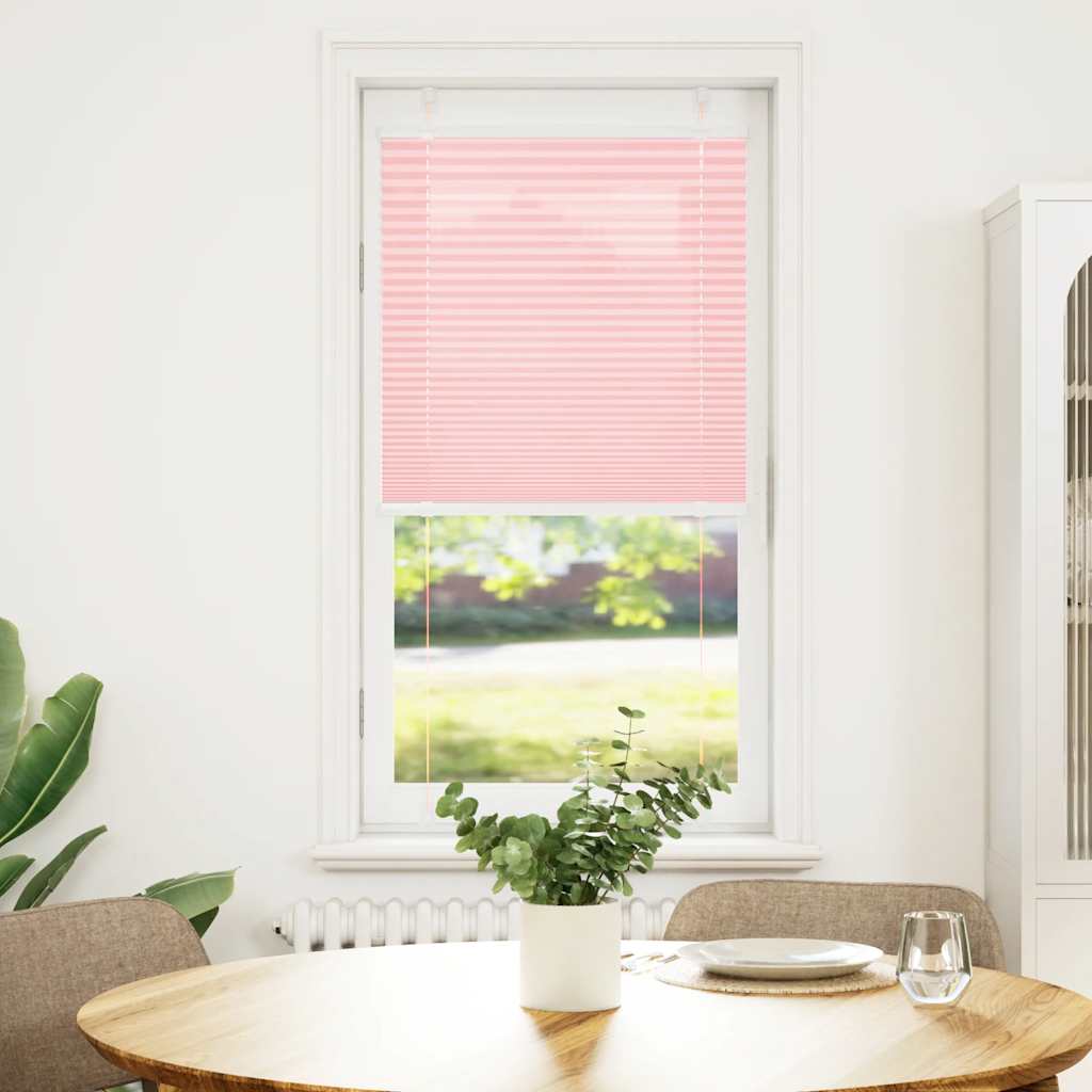 plisségardin Rosa 55x150 cm Stoff Bredde 54,4 cm Polyester