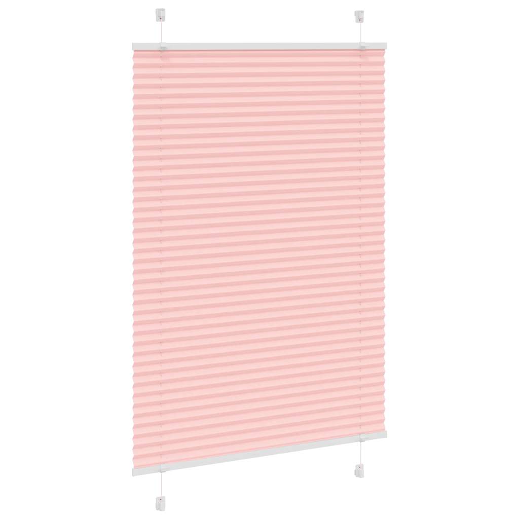 plisségardin Rosa 100x150 cm Stoff Bredde 99,4 cm Polyester