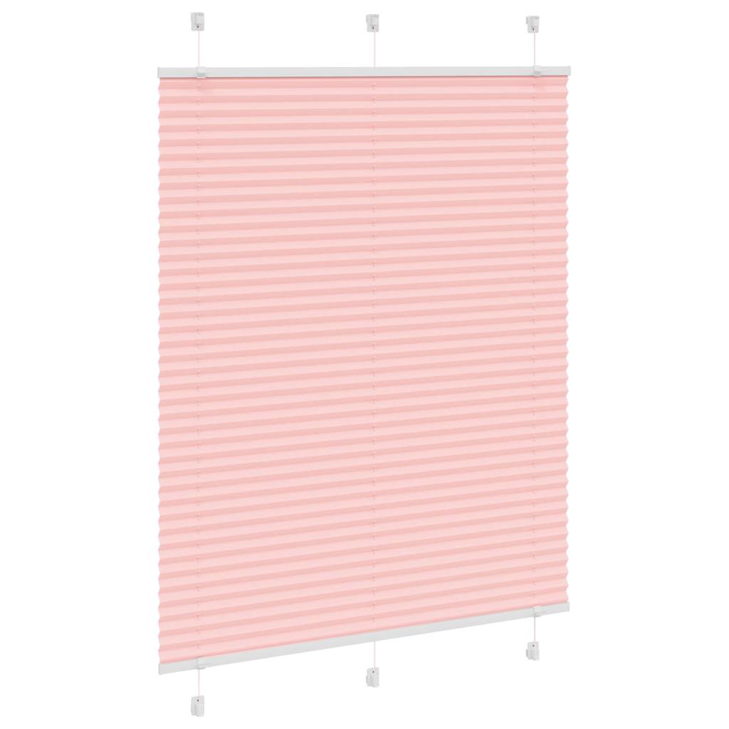 plisségardin Rosa 110x150 cm Stoff Bredde 109,4 cm Polyester