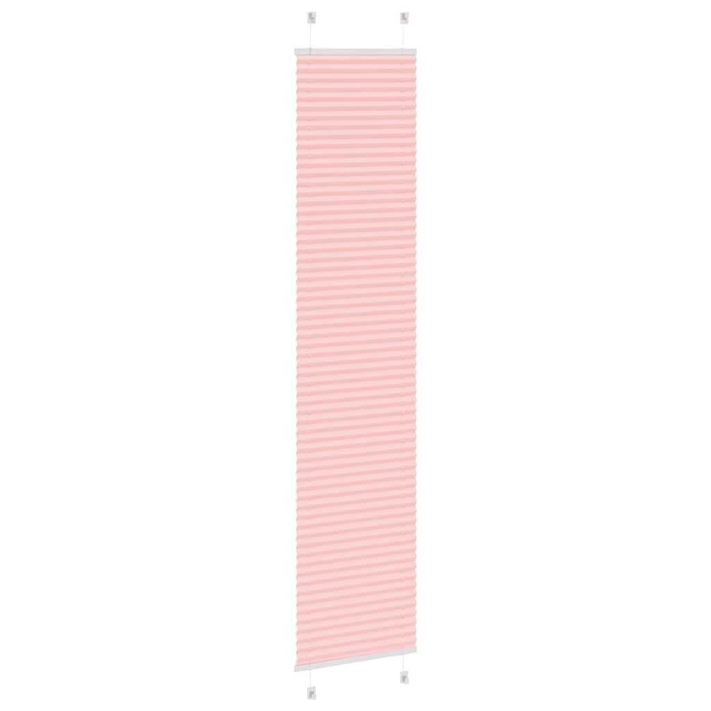 plisségardin Rosa 45x200 cm Stoff Bredde 44,4 cm Polyester