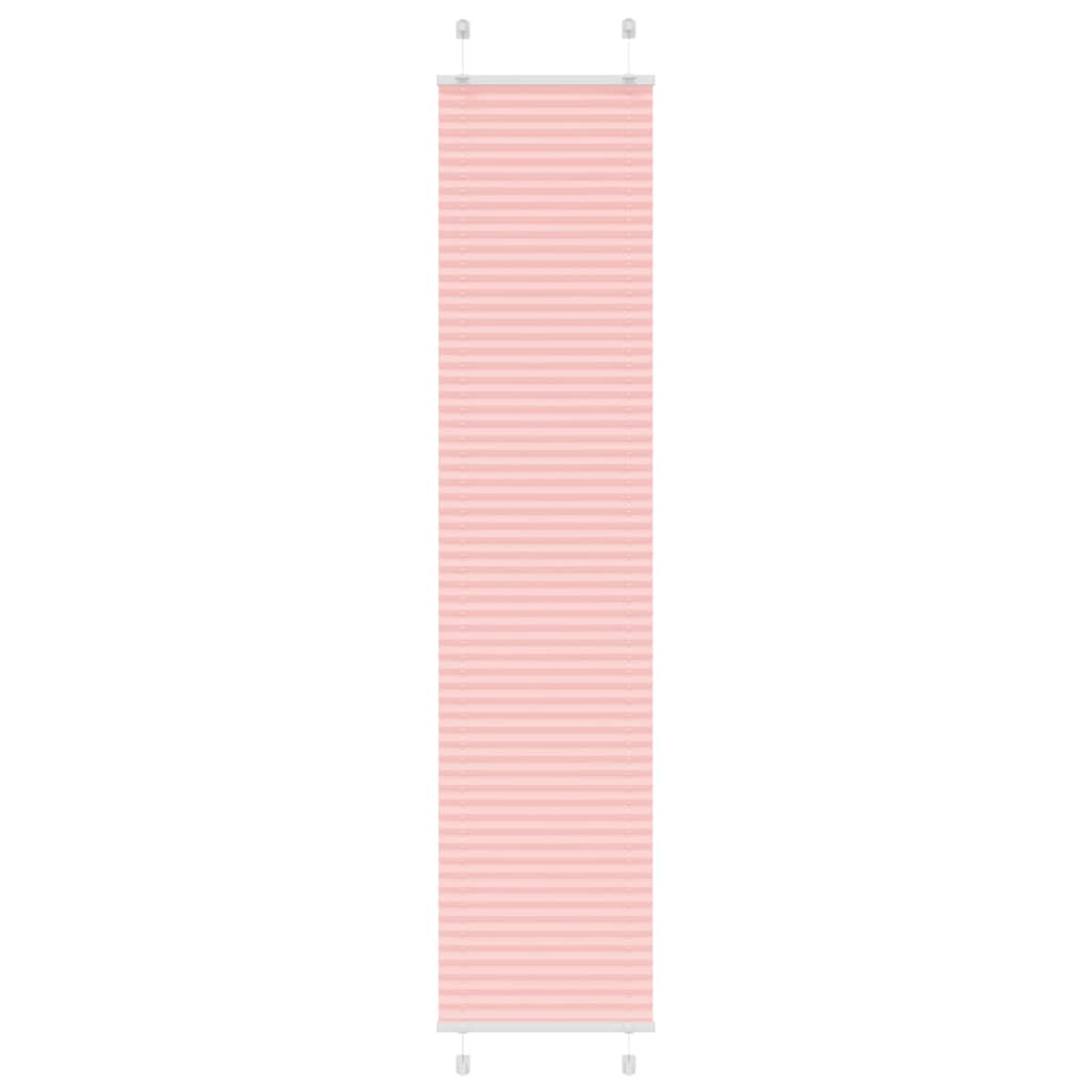 plisségardin Rosa 50x200 cm Stoff Bredde 49,4 cm Polyester