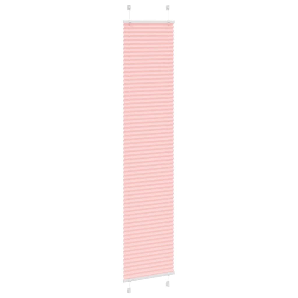 plisségardin Rosa 50x200 cm Stoff Bredde 49,4 cm Polyester