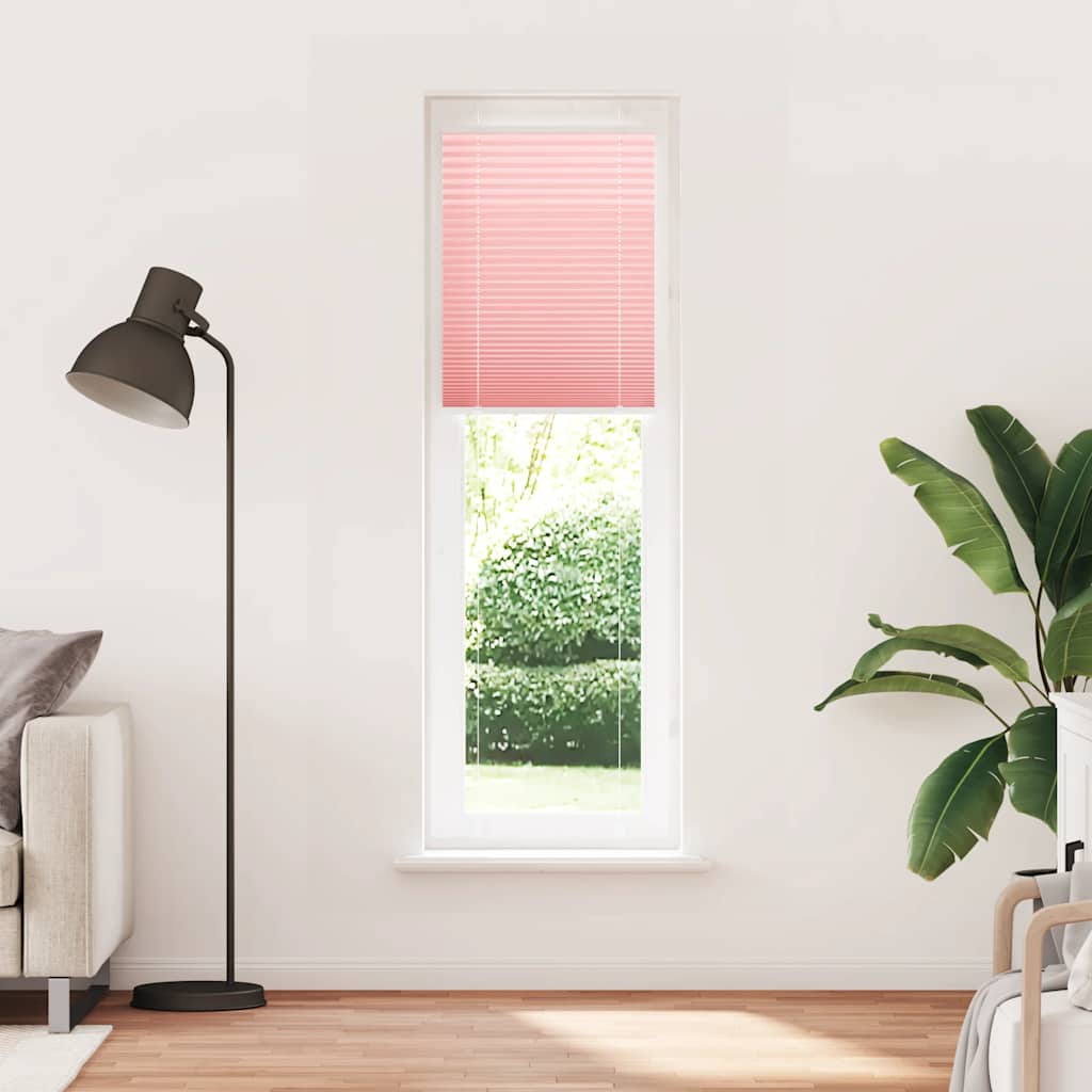 plisségardin Rosa 55x200 cm Stoff Bredde 54,4 cm Polyester