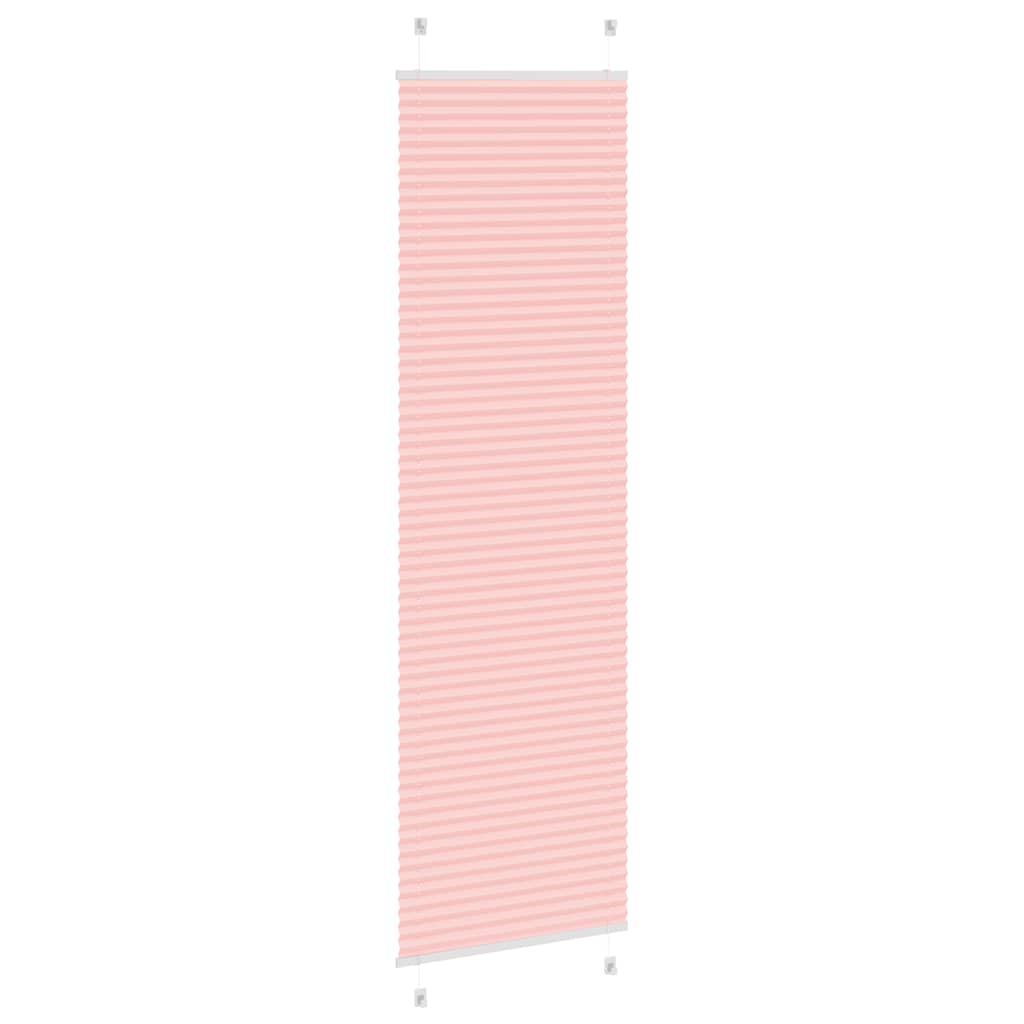 plisségardin Rosa 55x200 cm Stoff Bredde 54,4 cm Polyester