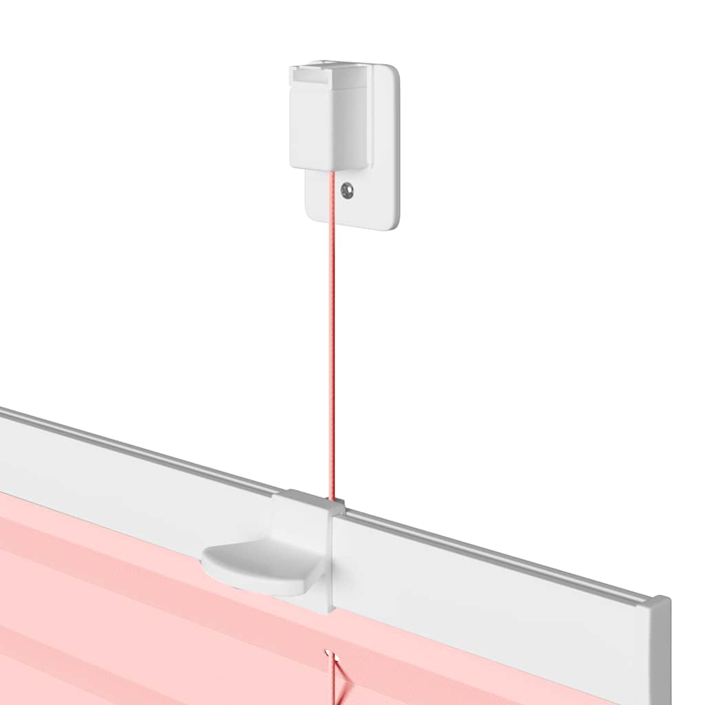 plisségardin Rosa 65x200 cm Stoff Bredde 64,4 cm Polyester