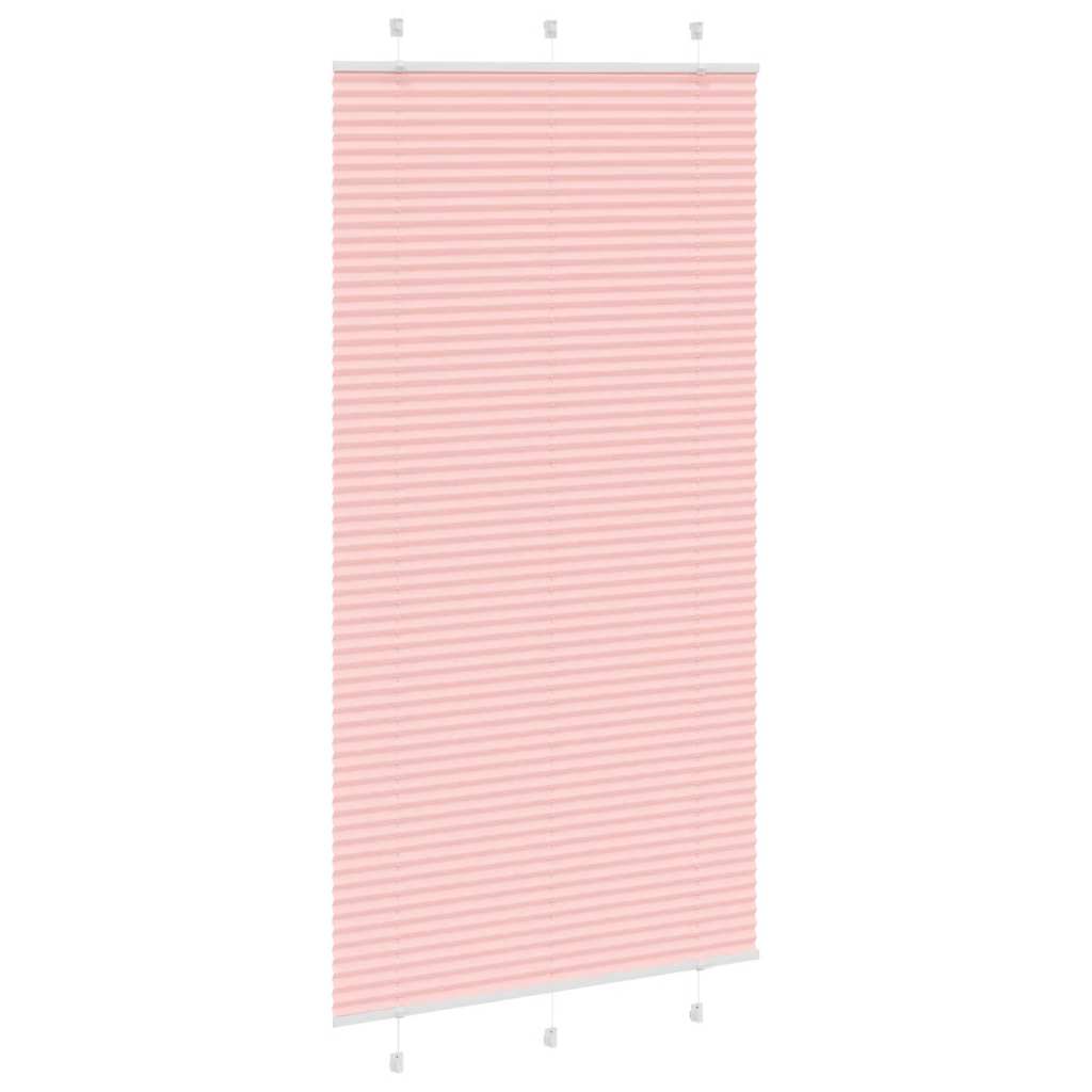 plisségardin Rosa 110x200 cm Stoff Bredde 109,4 cm Polyester