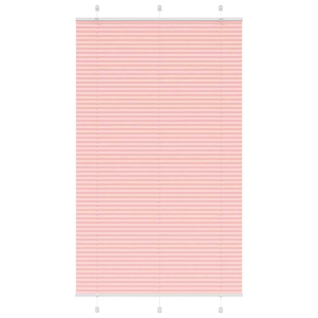 plisségardin Rosa 120x200 cm Stoff Bredde 119,4 cm Polyester