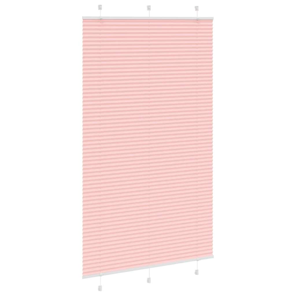 plisségardin Rosa 120x200 cm Stoff Bredde 119,4 cm Polyester