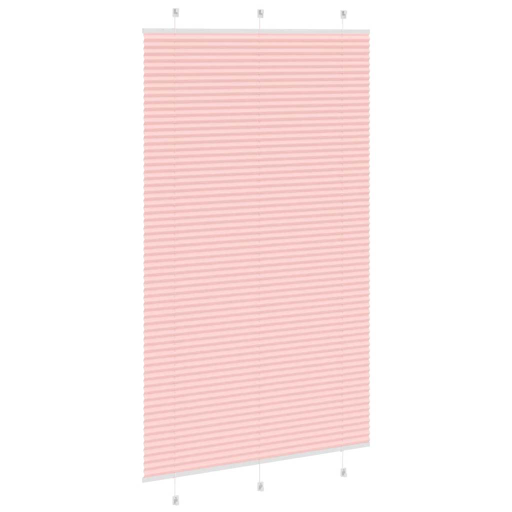 plisségardin Rosa 120x200 cm Stoff Bredde 119,4 cm Polyester