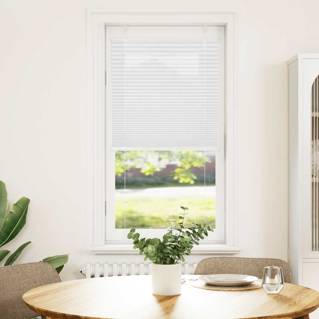 plisségardin Hvit 55x100 cm Stoff Bredde 54,4 cm Polyester vidaXL