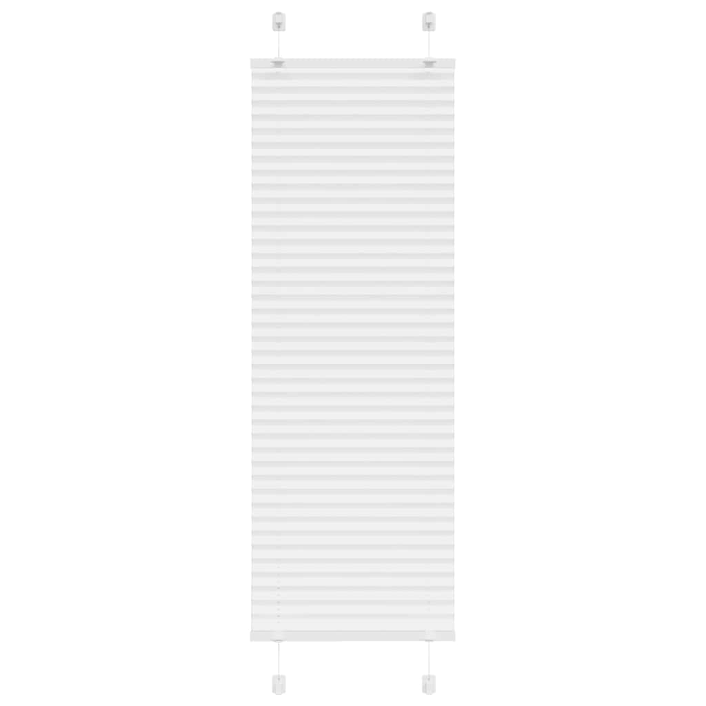 plisségardin Hvit 45x150 cm Stoff Bredde 44,4 cm Polyester