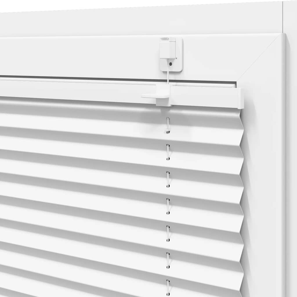 plisségardin Hvit 65x150 cm Stoff Bredde 64,4 cm Polyester