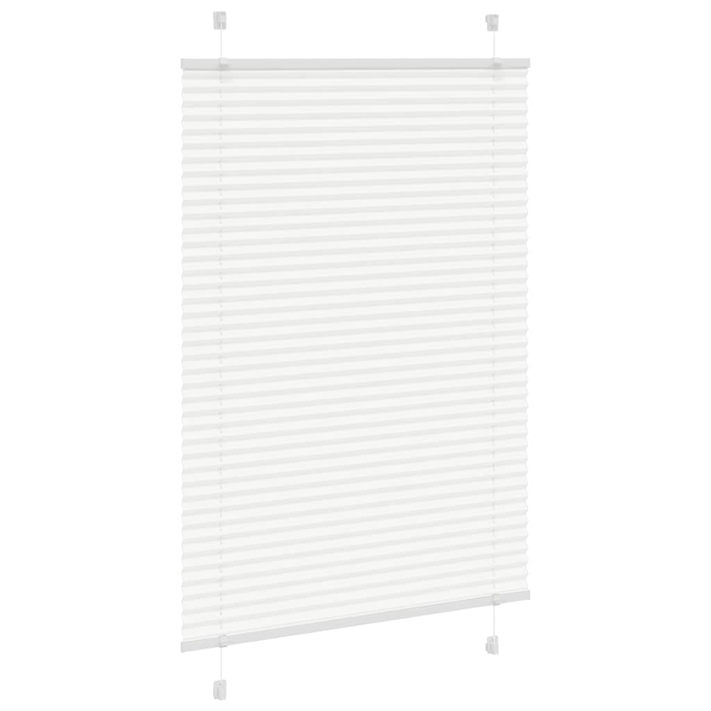 plisségardin Hvit 85x150 cm Stoff Bredde 84,4 cm Polyester