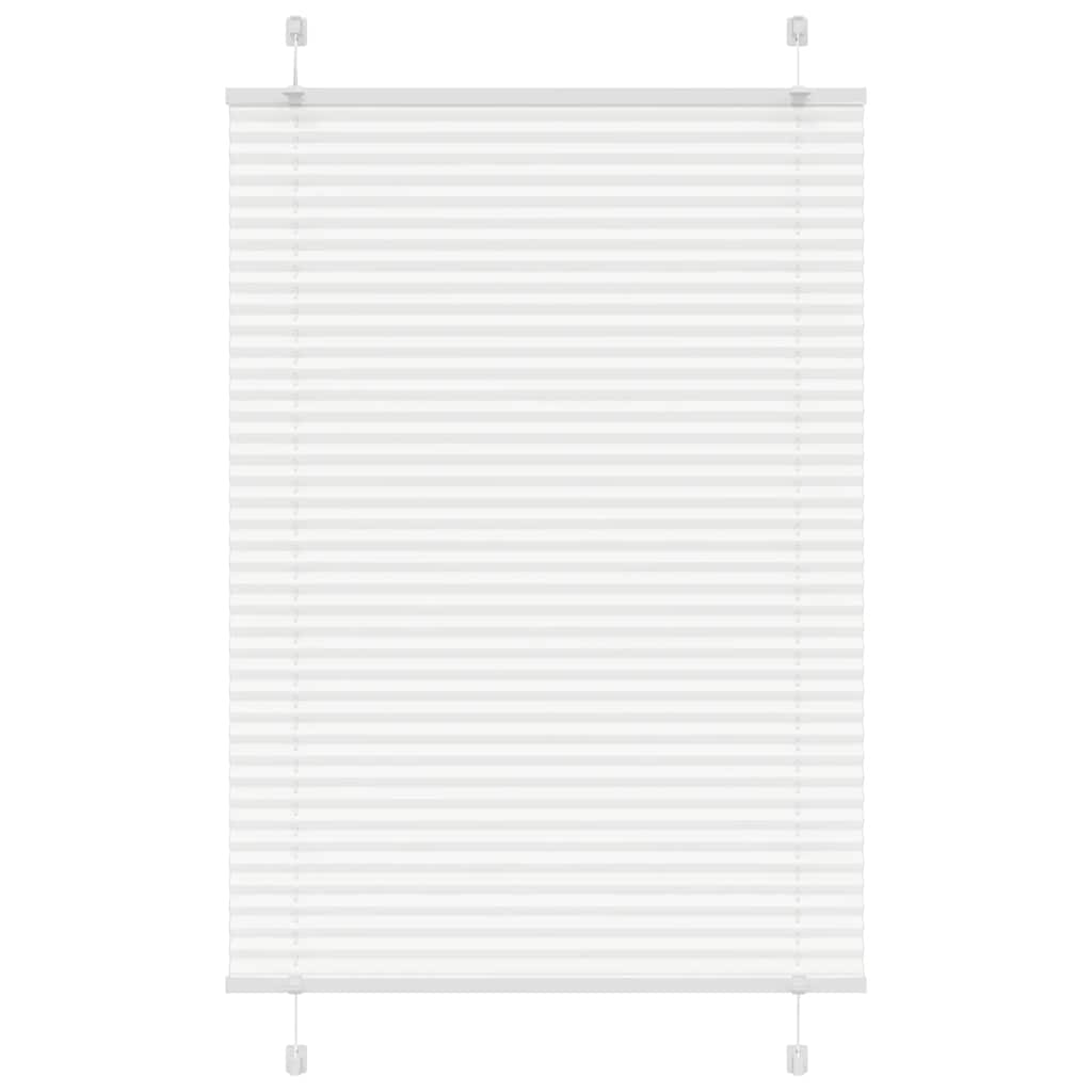 plisségardin Hvit 90x150 cm Stoff Bredde 89,4 cm Polyester