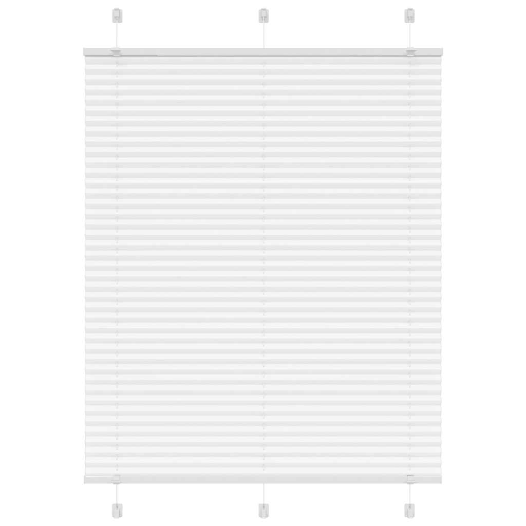 plisségardin Hvit 110x150 cm Stoff Bredde 109,4 cm Polyester