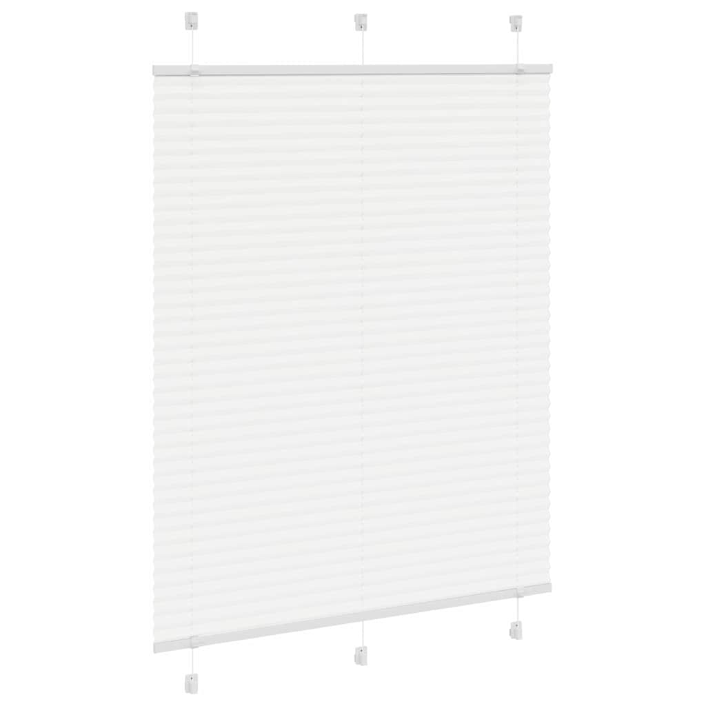 plisségardin Hvit 110x150 cm Stoff Bredde 109,4 cm Polyester