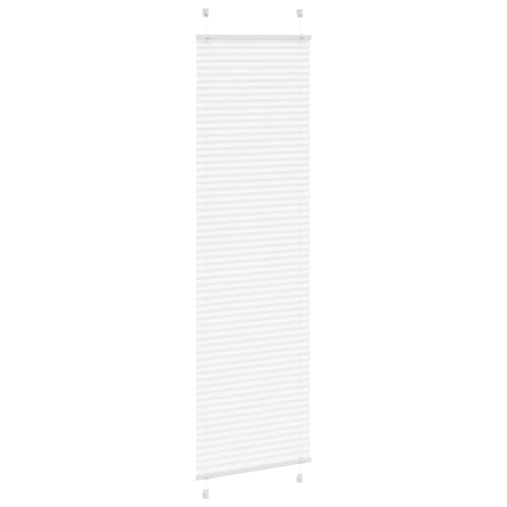 plisségardin Hvit 65x200 cm Stoff Bredde 64,4 cm Polyester vidaXL