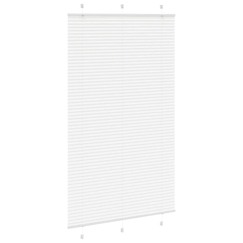 plisségardin Hvit 115x200 cm Stoff Bredde 114,4 cm Polyester