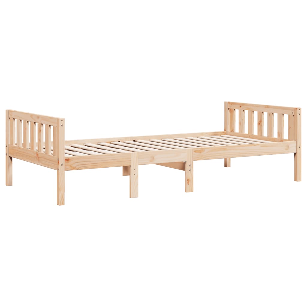 Barneseng uten madrass 80x200 cm heltre furu