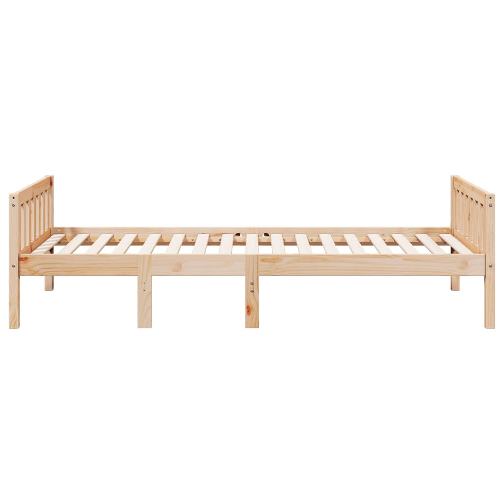 Barneseng uten madrass 90x200 cm heltre furu