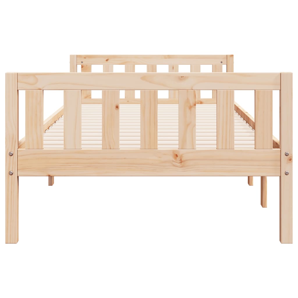 Barneseng uten madrass 75x190 cm heltre furu