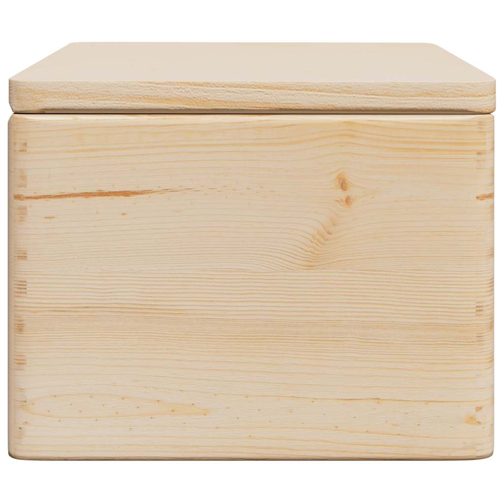 Trekasse med lokk 40x30x23 cm heltre furu