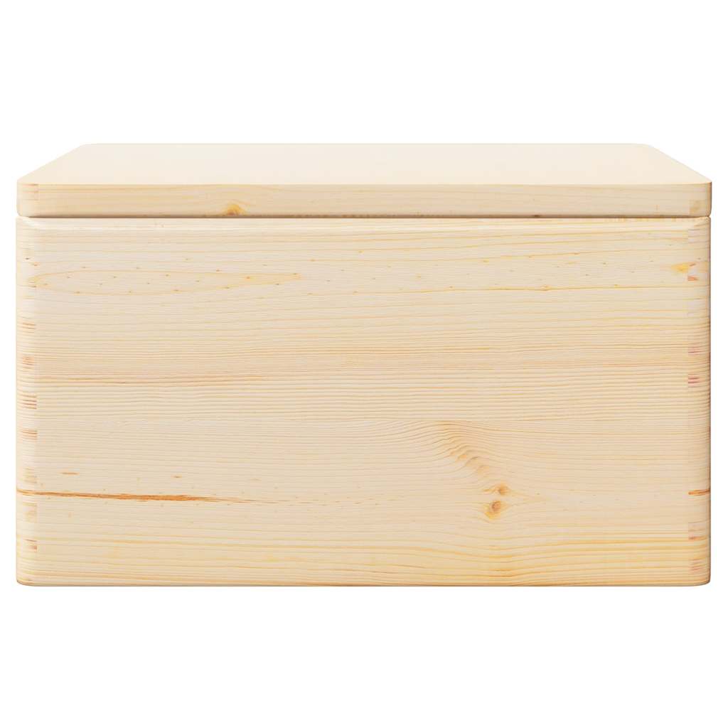 Trekasse med lokk og håndtak 40x30x23 cm heltre furu