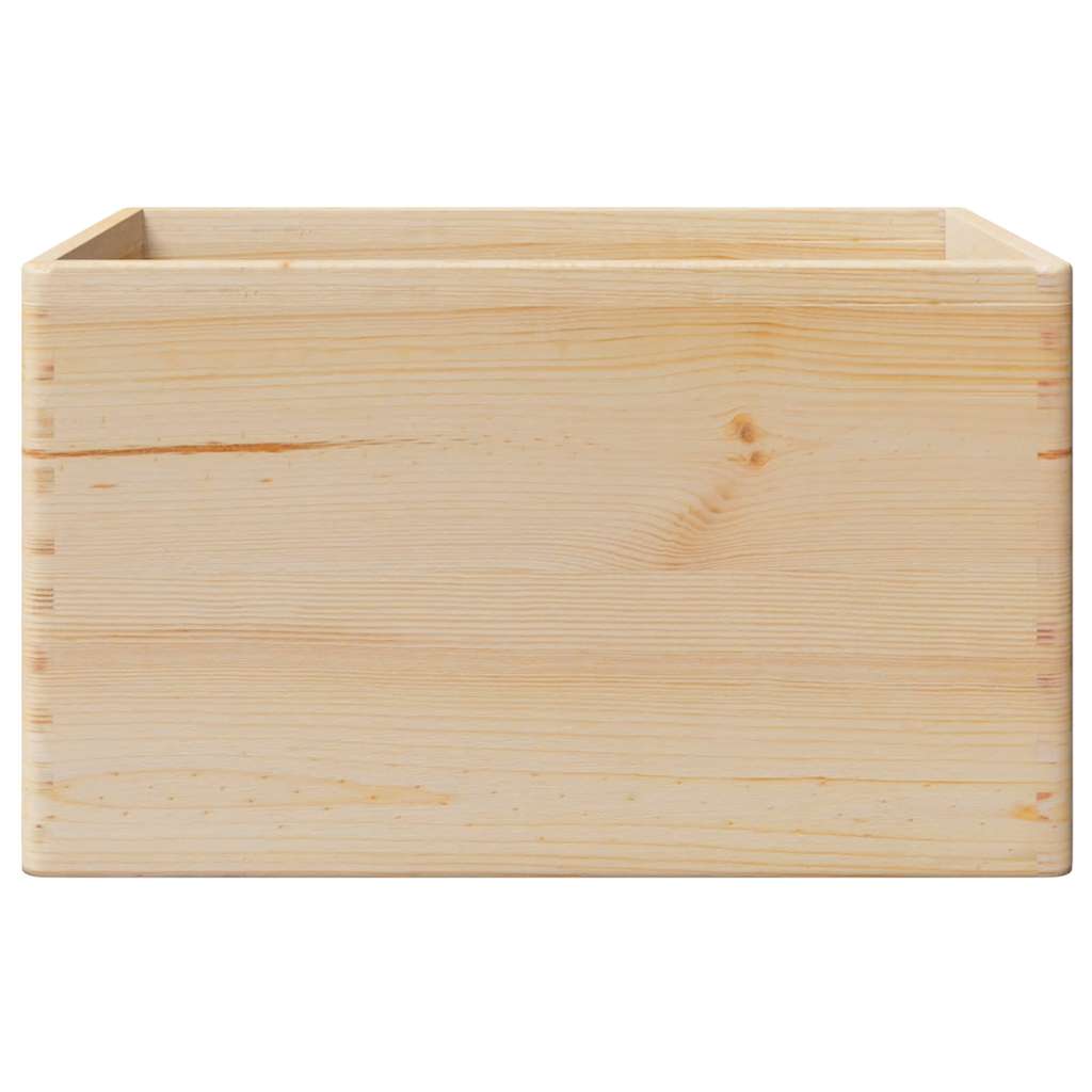 Trekasse med håndtak 40x30x23 cm heltre furu