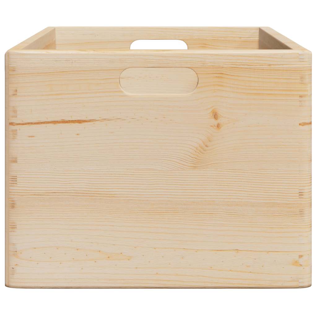 Trekasse med håndtak 40x30x23 cm heltre furu