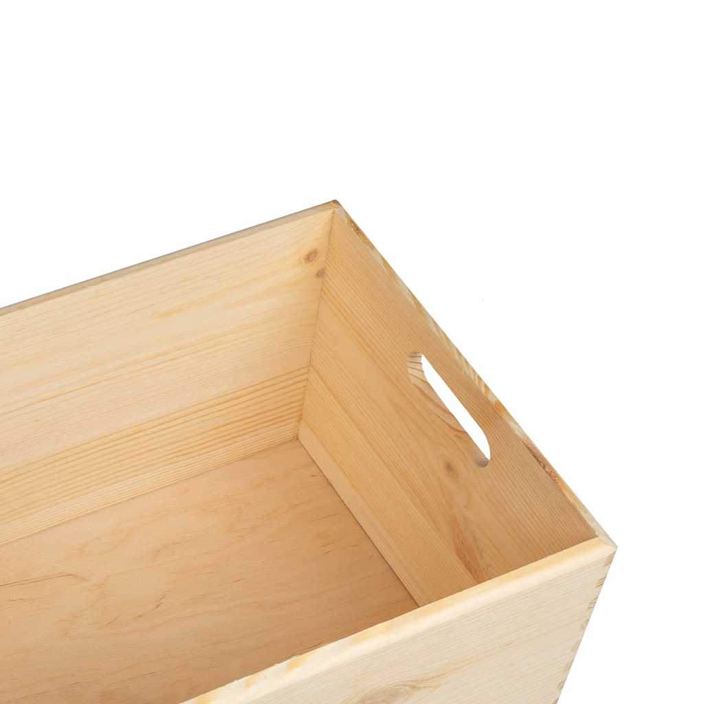 Trekasse med håndtak 40x30x23 cm heltre furu