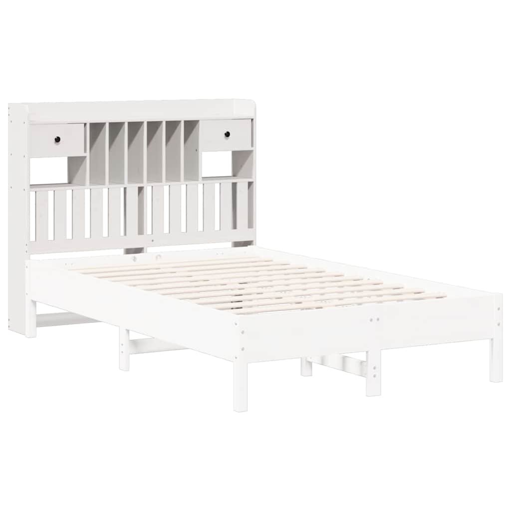 Hodegavl med oppbevaring hvit 135 cm heltre furu
