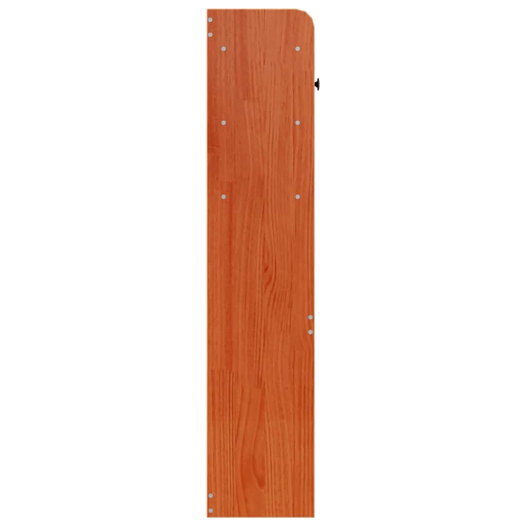 Hodegavl med oppbevaring voksbrun 135 cm heltre furu
