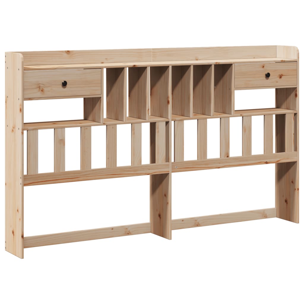 Hodegavl med oppbevaring voksbrun 75 cm heltre furu